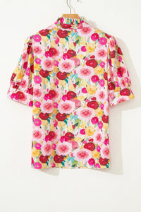 Charleigh Puff Short Sleeve Blouse