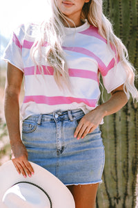 Summer Sleeve Lightweight Knitted Top