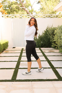 Luxe Athleisure Collection by Julia Rose ® - The Chelsea CAPRI Leggings