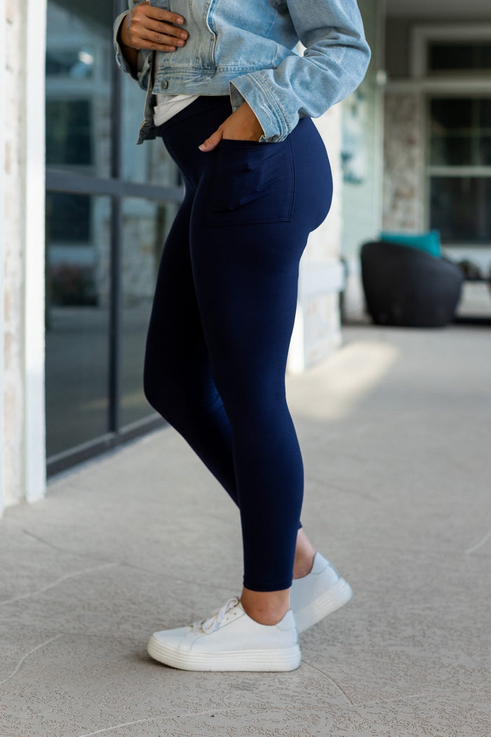 Luxe Leggings by Julia Rose- FULL LENGTH Leggings with POCKET