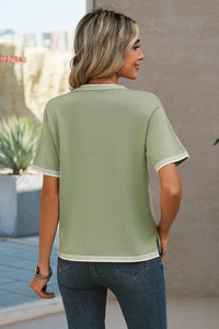 Cecelia Trim Half Sleeve Sweater