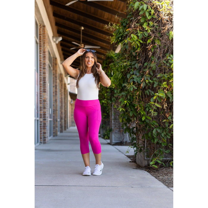 *Ready to Ship | Hot Pink CAPRI Collection  - Luxe Leggings by Julia Rose®