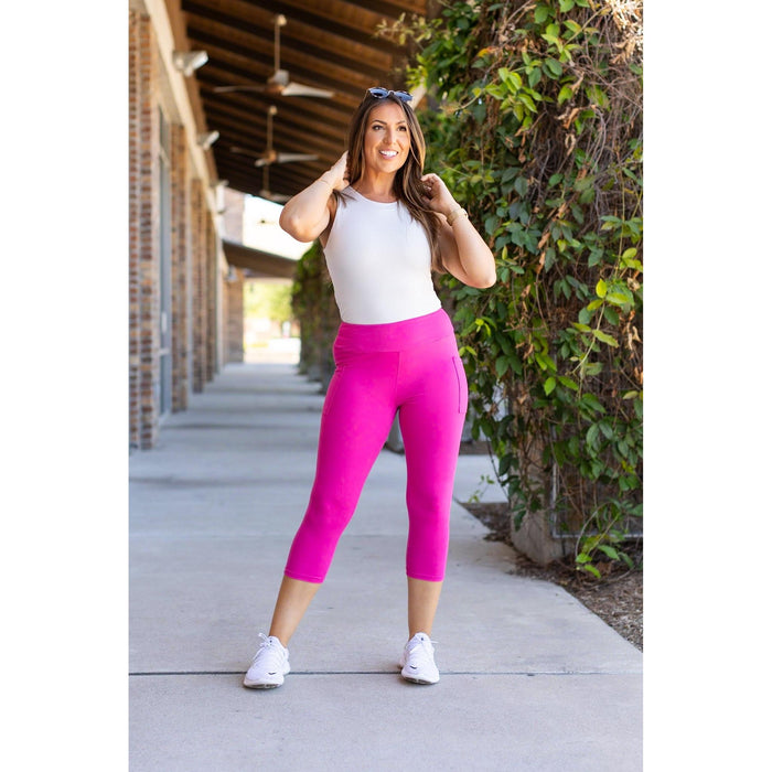 *Ready to Ship | Hot Pink CAPRI Collection  - Luxe Leggings by Julia Rose®