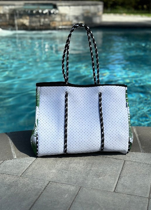 Ready to Ship | The Penny Palm Neoprene Tote