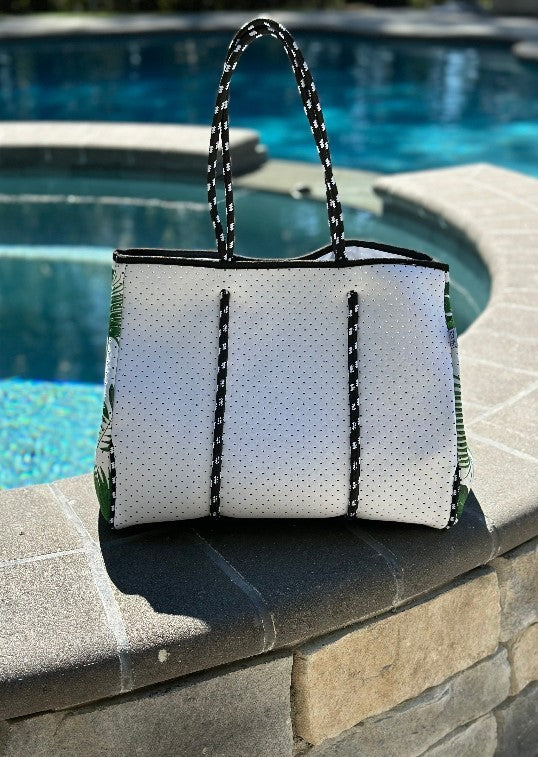 Ready to Ship | The Penny Palm Neoprene Tote