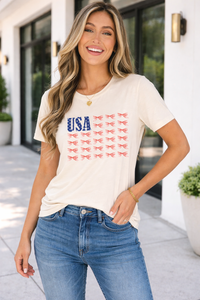 Sylvie Bow Flag Tee