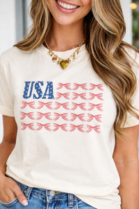 Sylvie Bow Flag Tee