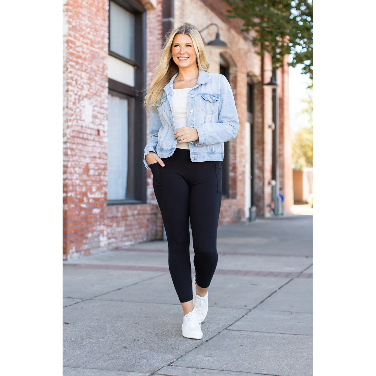 The Alana - 7/8 Ankle Length Leggings with Pockets