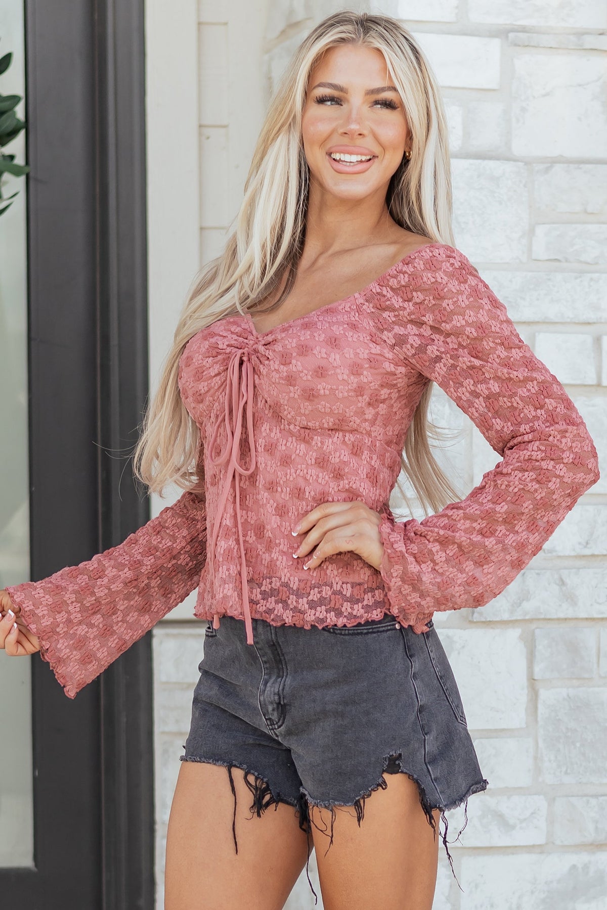 Paloma Detail Floral Lace Blouse