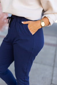 *Ready to Ship | The Nora Navy Joggers  - Luxe Leggings by Julia Rose®