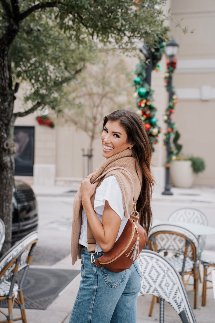 MJ Luxe Sidekick Bag Cappuccino