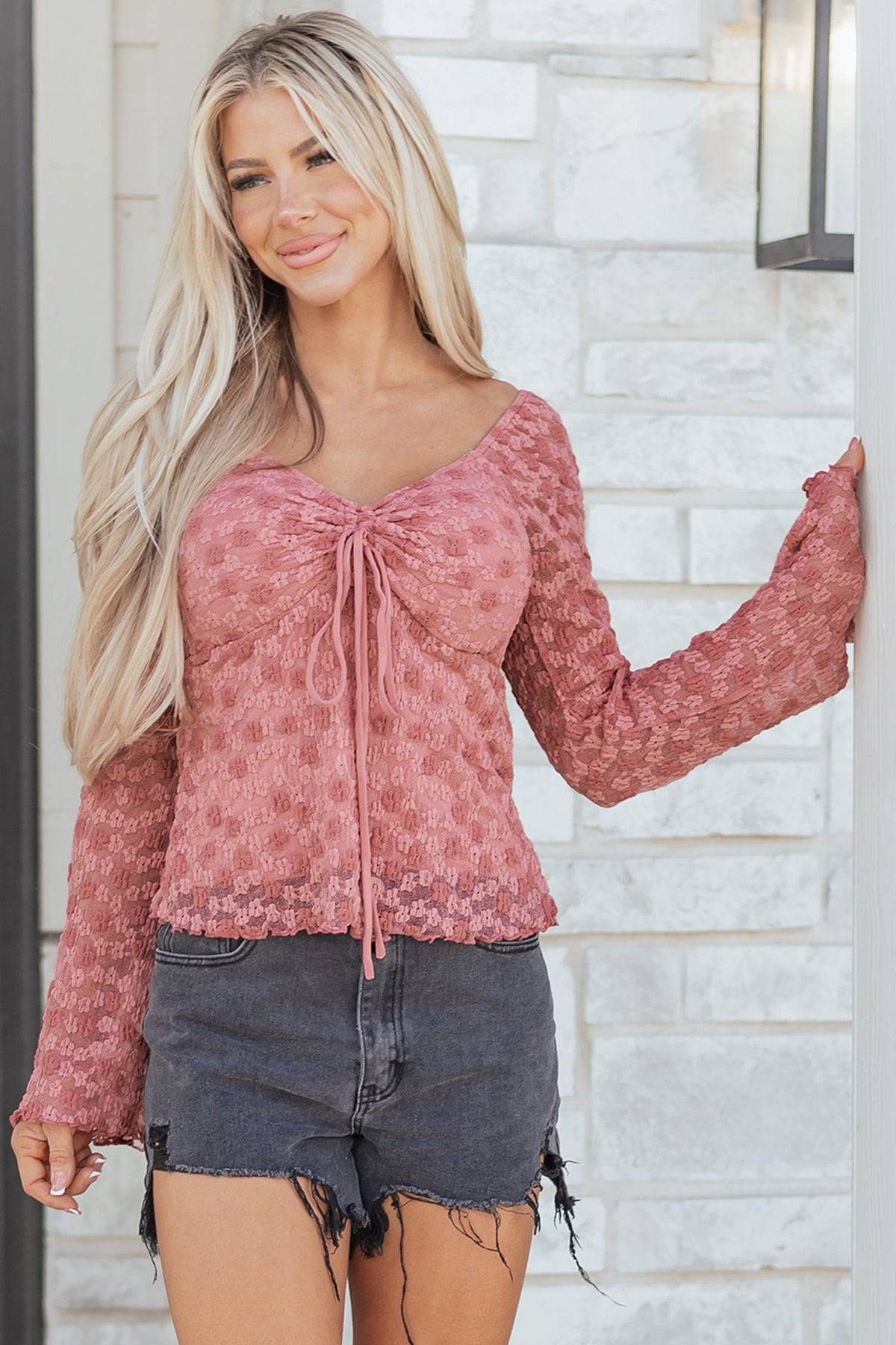 Paloma Detail Floral Lace Blouse