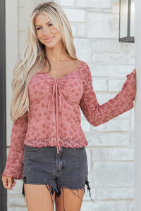 Paloma Detail Floral Lace Blouse