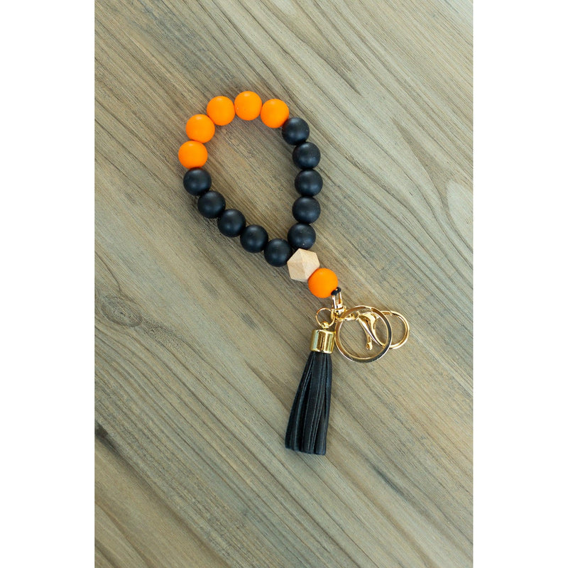 Ready to Ship | Halloween Beaded Tassel Keychain