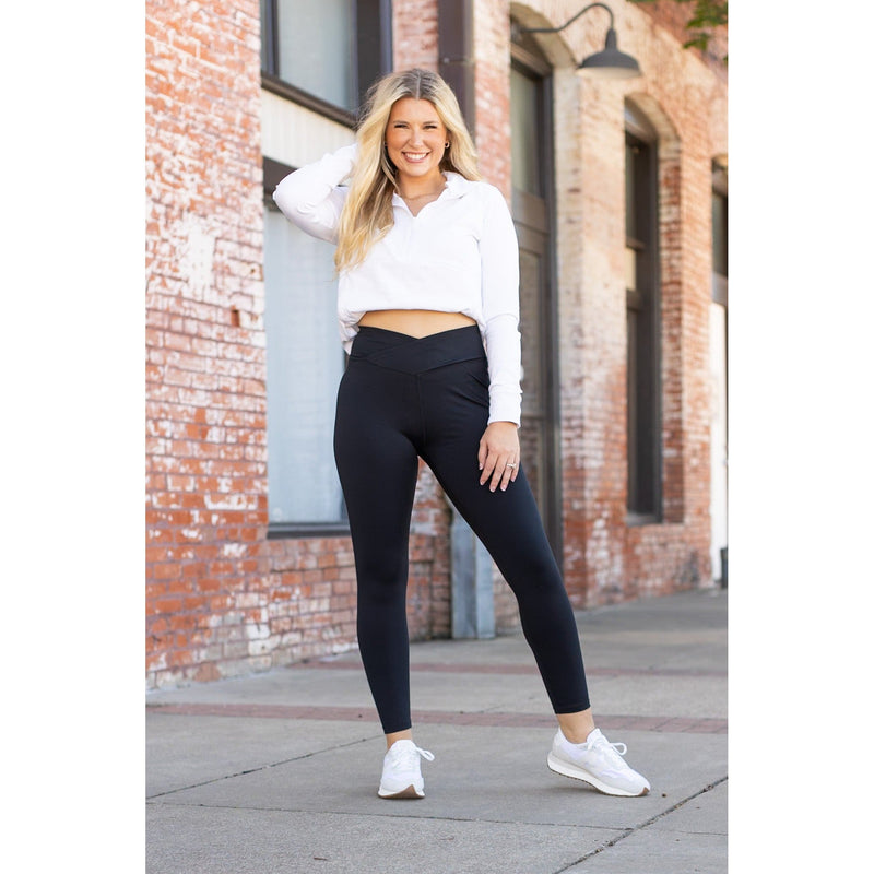 The Alexa High Waist Crossover Athleisure Leggings