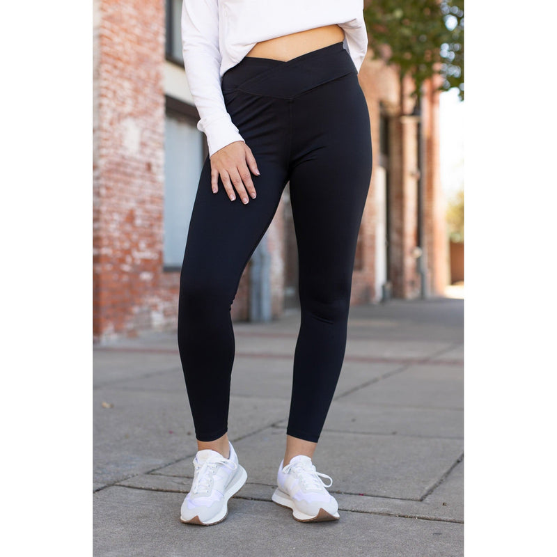 The Alexa High Waist Crossover Athleisure Leggings