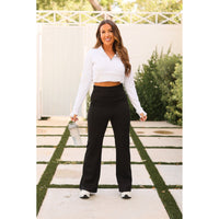 The Deluxe Paige Fold-over, Tummy Control - Yoga Leggings Round 2 - Luxe Leggings by Julia Rose®