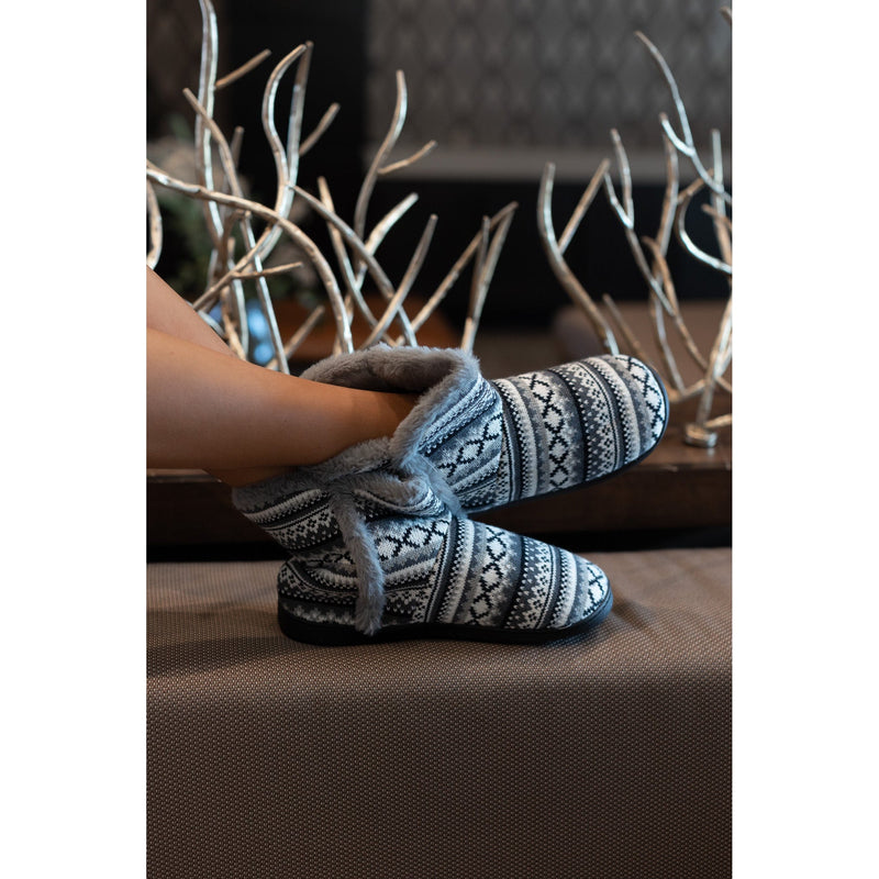 Ready to Ship  | The Leah Plaid Knit Winter Booties