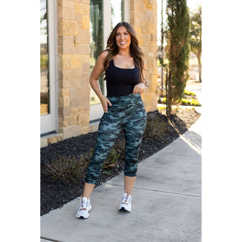 CAMO 2.0 CAPRI with POCKETS  - Luxe Leggings by Julia Rose®