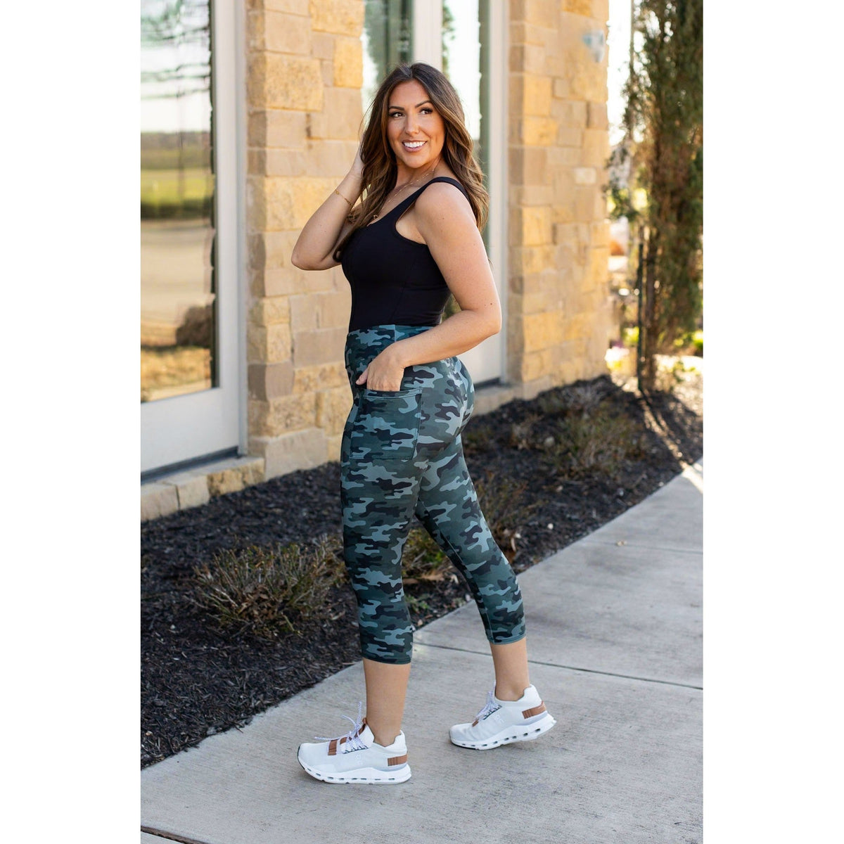 CAMO 2.0 CAPRI with POCKETS  - Luxe Leggings by Julia Rose®