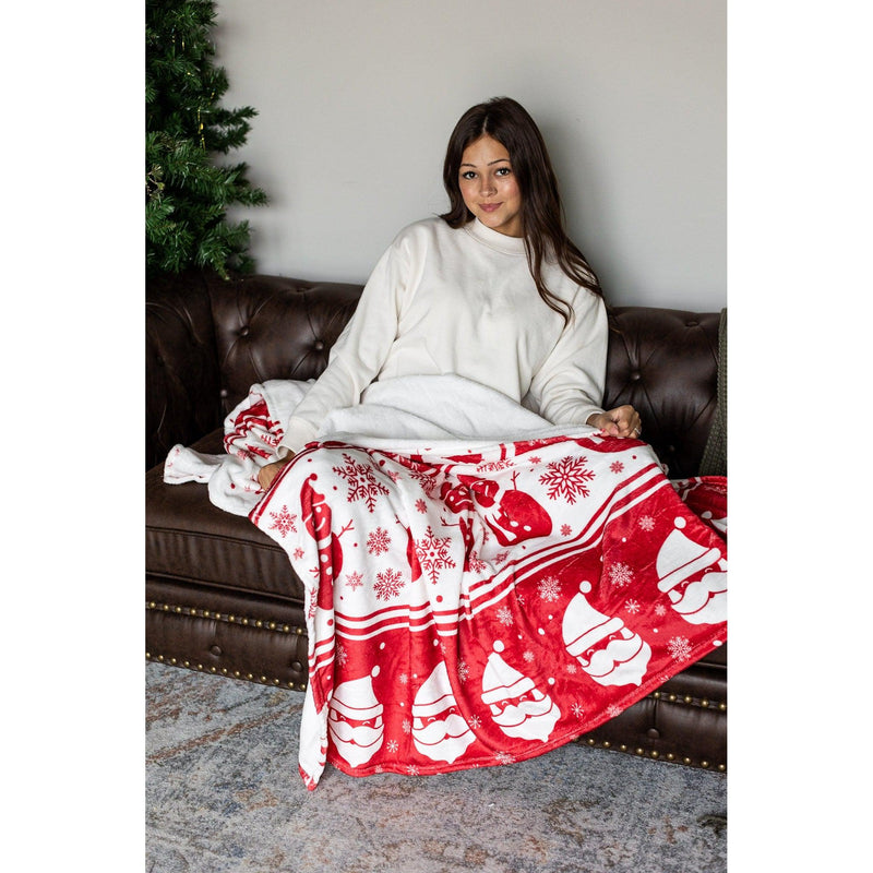 Ready to Ship | The Merry - Flannel Christmas Blankets