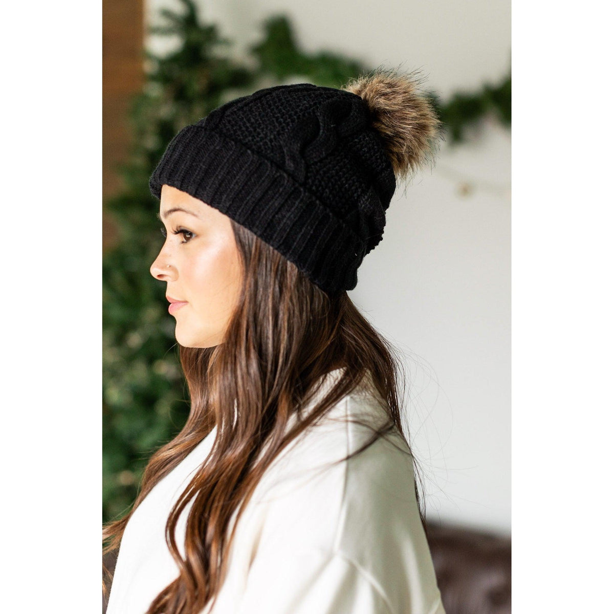 Ready to Ship | The Erica Solid Pom Hats
