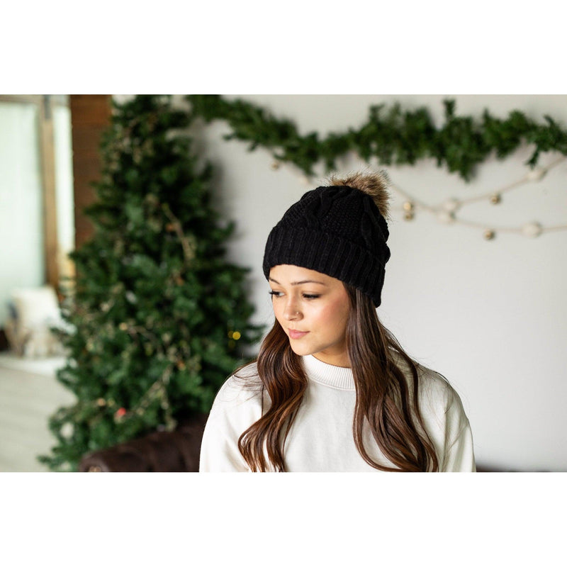 Ready to Ship | The Erica Solid Pom Hats