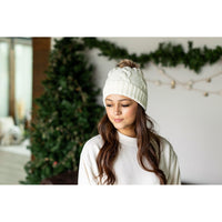 Ready to Ship | The Erica Solid Pom Hats