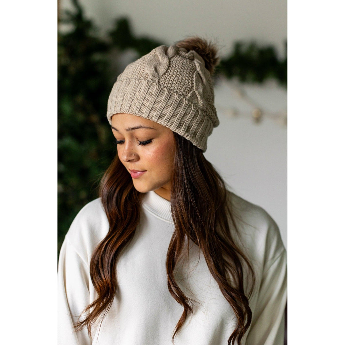Ready to Ship | The Erica Solid Pom Hats
