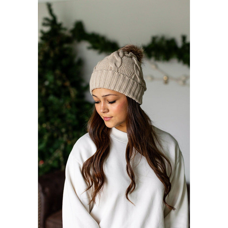 Ready to Ship | The Erica Solid Pom Hats