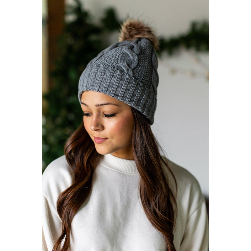 Ready to Ship | The Erica Solid Pom Hats