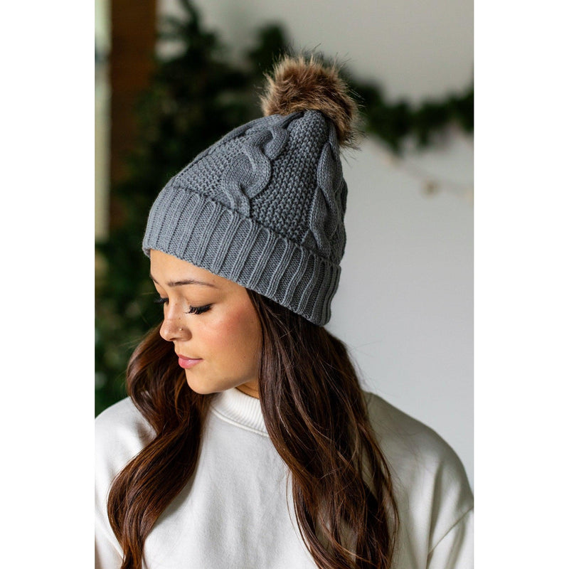 Ready to Ship | The Erica Solid Pom Hats