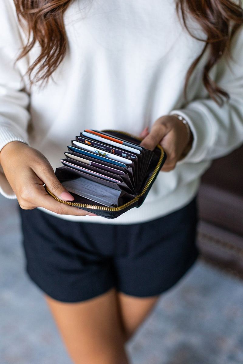 Ready to Ship |  Coin & Credit Card Mini Wallet