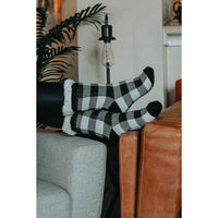 Ready to Ship | The Liana - Plaid Fleece Socks