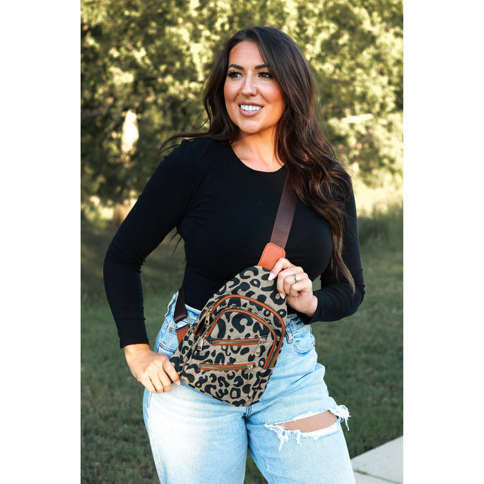 The Carina Leopard Sling Bag