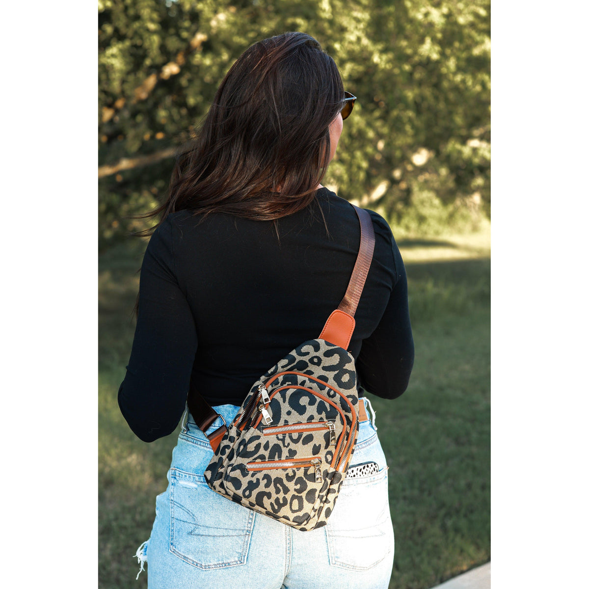 The Carina Leopard Sling Bag