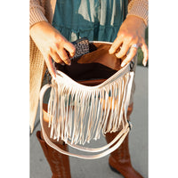 Boho fringe crossbody bag boutique fashion accessory