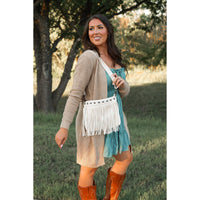 Boho fringe crossbody bag boutique fashion accessory