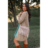 Boho fringe crossbody bag boutique fashion accessory