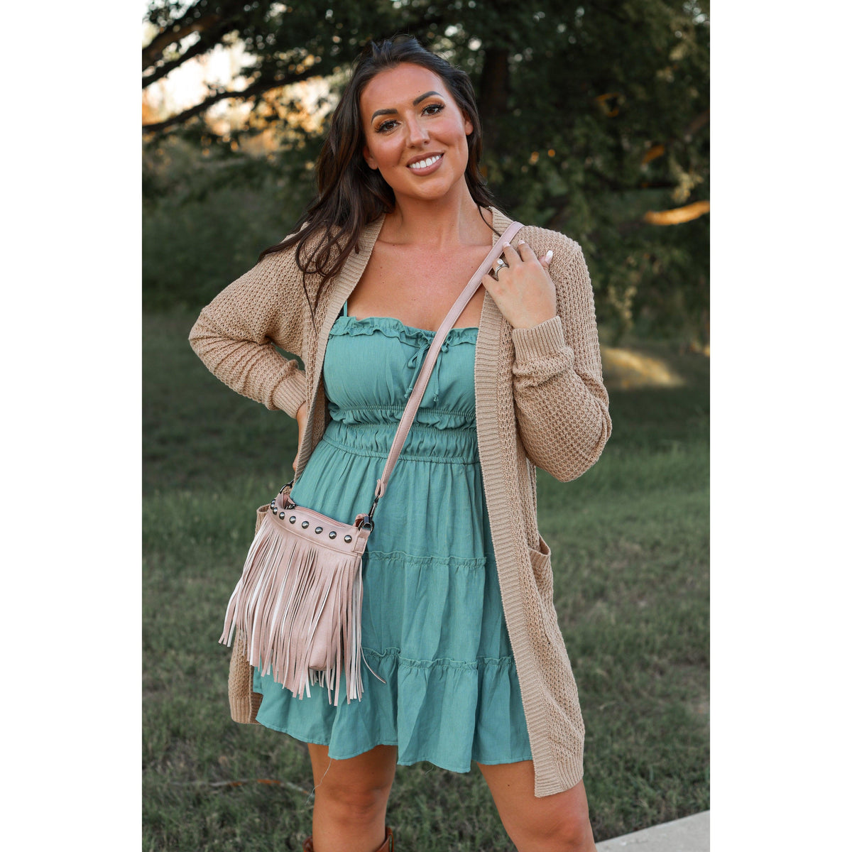 Boho fringe crossbody bag boutique fashion accessory