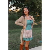 Boho fringe crossbody bag boutique fashion accessory