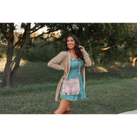 Boho fringe crossbody bag boutique fashion accessory