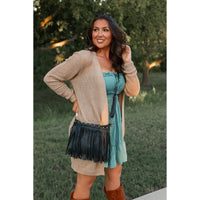 Boho fringe crossbody bag boutique fashion accessory
