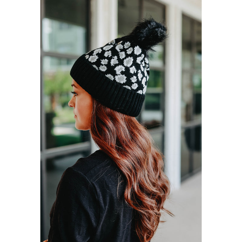 Ready to Ship | The Anastasia - Leopard Pom Hat