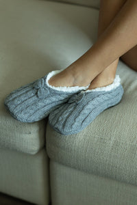 Ready to Ship  | The Eliza - Fleece Slipper Socks