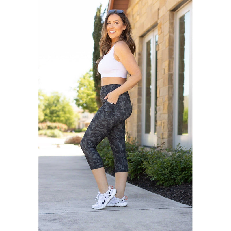 Ready to Ship | Army Camo CAPRI Leggings -  - Luxe Leggings by Julia Rose®