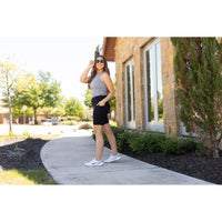 Bree - Black Biker 7-inch Shorts