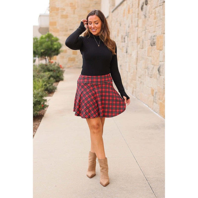 The Clara Plaid Skort