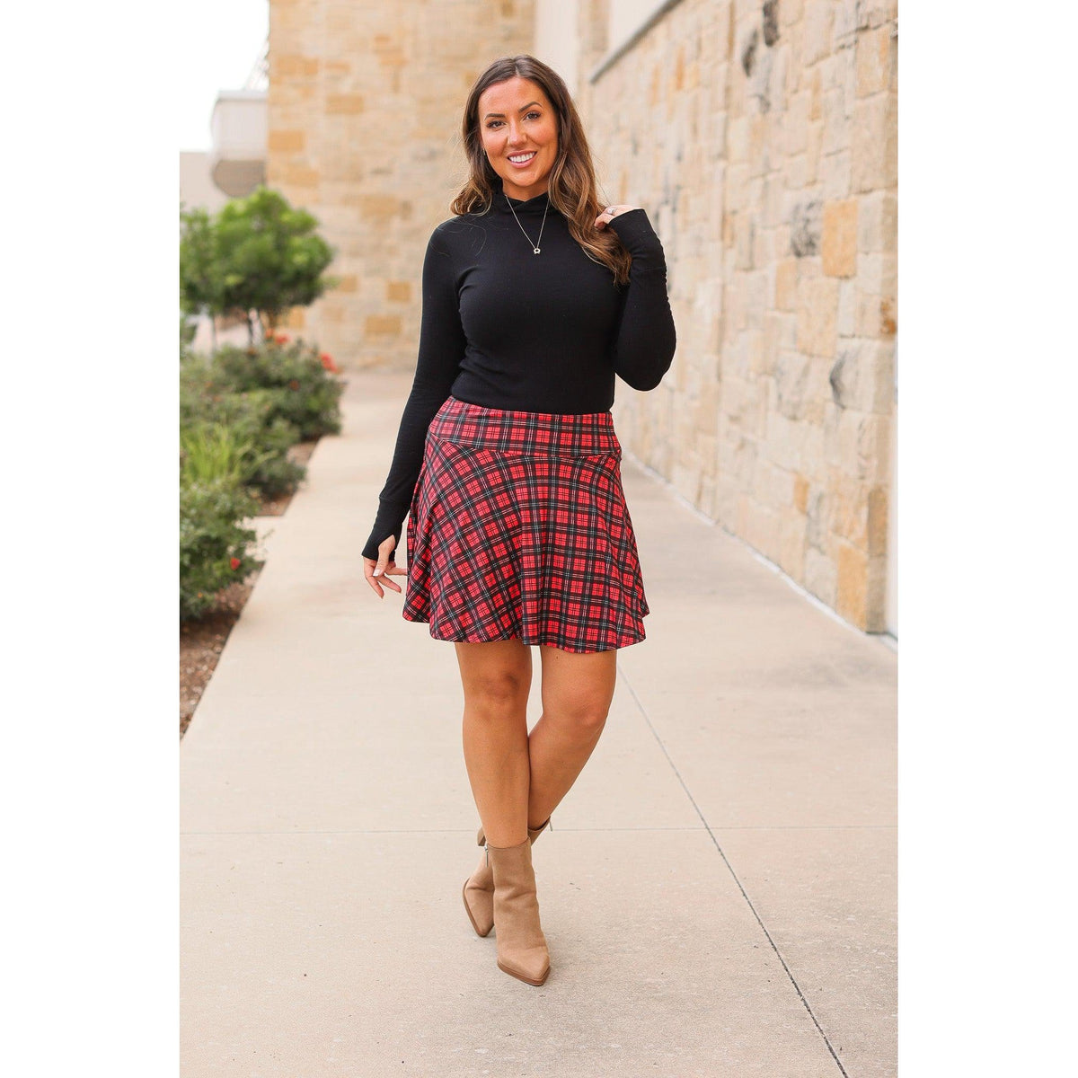 The Clara Plaid Skort