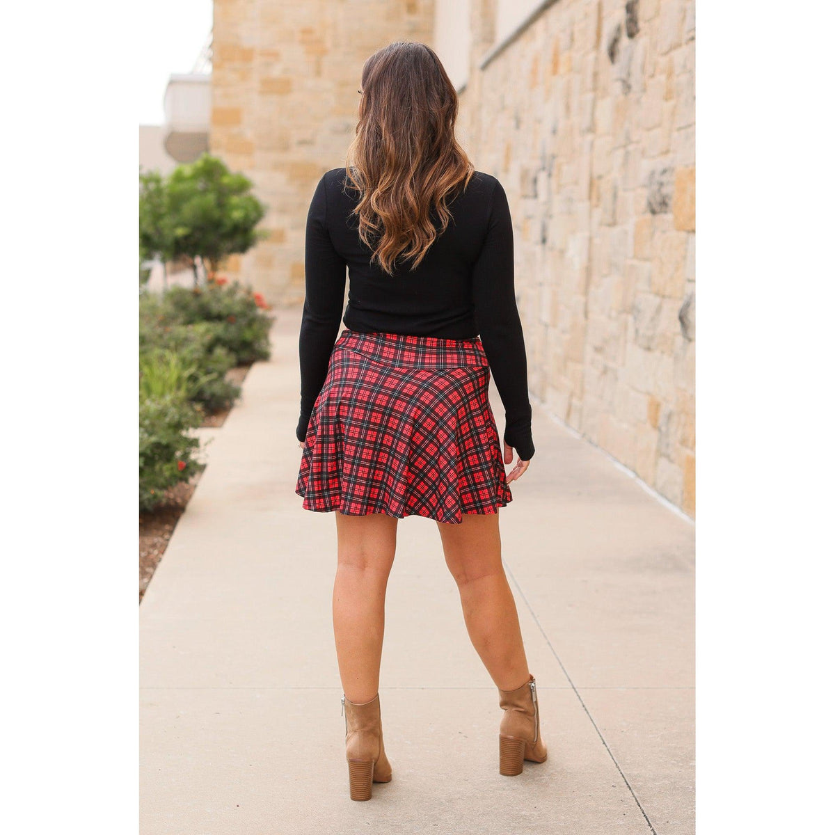 The Clara Plaid Skort